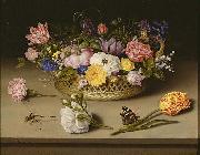 Ambrosius Bosschaert Still Life of Flowers oil painting